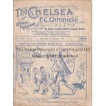 CHELSEA / STAMFORD BRIDGE RECORD ATTENDANCE Programme for the home League match v. Arsenal 12/10/