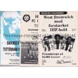 1970'S FOOTBALL PROGRAMMES Approximately 160 programmes including Non-League v League, Friendlies