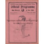 TOTTENHAM HOTSPUR Home programme for the London Combination match v. Millwall 14/2/1931, ex-