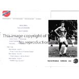 TREVOR FRANCIS Press folder issued by Detroit Express in USA, where he was on loan before joining