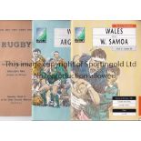 RUGBY MISCELLANY A collection of 54 miscellaneous Rugby Union programmes to include a Military match