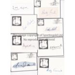 WEST INDIES TEST CRICKETERS Approximately 55 signed white cards signed by players from the 1970'