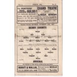 ARSENAL Away programme v Derby County 25/9/1937. Some staple rust and slightly creased. Generally
