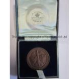 KENNETH POWELL MEDAL / VARSITY JUBILEE 1913 Boxed round medal presented to participants of the