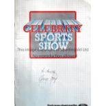 GEORGE BEST AUTOGRAPH A 20 page programme for a Celebrity Sports Show sponsored by Ford in 1984