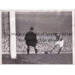LIVERPOOL V BLACKPOOL 1953 A 10" X 7.5" B/W Press photo with Liverpool Daily Post stamp and