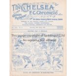 CHELSEA Home programme v Sunderland United 26/4/1924. Ex Bound Volume. Generally good