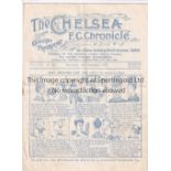 ENGLAND / WALES / CHELSEA Programme England v Wales 20/11/1929 at Stamford Bridge. Not Ex Bound