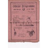 TOTTENHAM HOTSPUR Home programme for the London Combination match v Arsenal 12/12/1931, creased