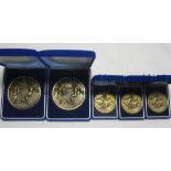 FOOTBALL MEDALS Five United Kingdom Services medals in bespoke boxes. Conscription into the services