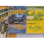 NORWICH SPEEDWAY Forty eight home programmes 1946 X 5, 1947 X 33, 1948 X 3, 1949 X 6 and 1950 X 1