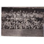 SWANSEA TOWN An original B/W 9.5" x 6.5" team group photo with all the players being bare chested