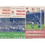 AMATEUR FOOTBALL INTERNATIONALS Ten England home Internationals v Scotland 1952, 1954, 1956, 1958,