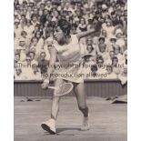 TENNIS PRESS PHOTOGRAPHS Seventy six black & white Press photos with the majority 10" X 8" from