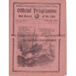 TOTTENHAM HOTSPUR Programme for the home League match v. Manchester City 12/1/1935, slightly creased