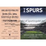 TOTTENHAM, HOTSPUR Reprinted programmes for the 1901 FA Cup Final and Replay v. Sheffield United and