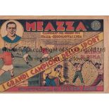 WORLD CUP 1934 FINAL Italy v Czechoslovakia played 10/6/1934 at the Stadio PNF, Rome. Rare 12-Page