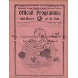 TOTTENHAM HOTSPUR Home programme for the London Combination match v. Fulham 21/3/1931, team