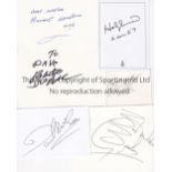 BOXING AUTOGRAPHS Fourteen signed white cards and Promo photos including Evander Holyfield,
