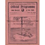 TOTTENHAM HOTSPUR Home programme for the London Combination match v. Luton Town 2/5/1931, ex-binder.