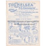CHELSEA Home programme v Newcastle United 19/4/1924. Ex Bound Volume. Generally good