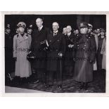 PRIME MINISTER NEVILLE CHAMBERLAIN / ADOLF HITLER 1938 Eight original B/W Press photos including the