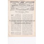 NEUTRAL AT ARSENAL 1924 / GILLINGHAM V BARROW Programme for the FA Cup tie 30/12/1924 FA Cup tie 3rd