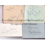 CRICKET AUTOGRAPHS An album of over 30 signed newspaper cuttings of cricketers from the 1970's and