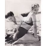 MARILYN MONROE Original 9.5" x 7.5" B/W Press photograph with RKO Radio Pictures Ltd. stamp and