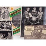 NORWICH SPEEDWAY Forty three home programmes 1955 - 1964, 1 X 1955, 9 X 1956, 1 X 1957, 7 X 1958, 10