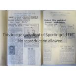 LEYTONSTONE Two scrapbooks of all Leytonstone matches from the 1948/9 and 1949/50 seasons. Both