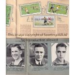 CIGARETTE CARD ALBUM Three complete albums: Association Footballers 1935-1935 by Wills, Topical