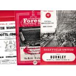 1960'S FOOTBALL PROGRAMMES Over 100 different programmers including home matches at Southampton,