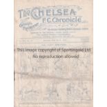 FA CUP SEMI FINAL 1925 AT CHELSEA Programme Southampton v Sheffield United FA Cup Semi Final at