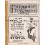 EVERTON V SHEFFIELD UNITED / LIVERPOOL RES. V DERBY COUNTY RES. 1930 Joint issue programme 26/4/