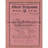 TOTTENHAM HOTSPUR Home programme for the London Combination match v. Watford 4/4/1931, ex-binder.