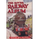 THE ROVER MAGAZINE BOOKLET 1930'S The Rover Railway Album, rusty staple. Generally good