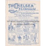 CHELSEA Home programme v Liverpool 24/9/1921 . Ex Bound Volume. Generally good