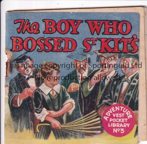 ADVENTURE MAGAZINE BOOKLET 1939 Adventure Vest Pocket Library no. 3, The Boy Who Bossed St. Kit's,