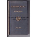 RUGBY Book: Scottish Rugby Memories Volume II 1946-1950 complete with souvenir programmes. Generally