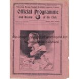TOTTENHAM HOTSPUR Programme fore the home League match v Chesterfield 14/11/1936, minor paper loss