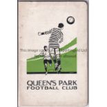 QUEEN'S PARK FC A 52 page booklet issued in 1923 of the history of the club since 1867 with