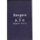 BRISTOL RANGERS AFC 1913/14 Membership card which includes club details, rules and fixtures for