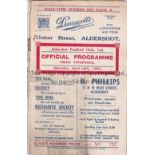 ALDERSHOT V THAMES 1931 Programme Aldershot v Thames Southern League 18/4/1931. Although this was