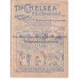 CHELSEA Home programme v Bolton Wanderers 1/9/1920. Ex Bound Volume. With portrait insert of Harry
