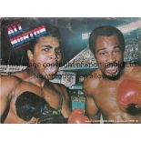 MUHAMMAD ALI V KEN NORTON 1976 On site programme for their 3rd fight at Yankee Stadium 28/9/1976.