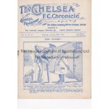 CHELSEA V ARSENAL 1915 Programme at Chelsea 30/1/1915 FA Cup 1st Round. Not Ex Bound Volume.