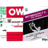 NON-LEAGUE V LEAGUE Over 70 programmes for FA Cup ties and Friendlies with the majority in the