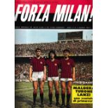 1974 ECWC FINAL AC Milan v Magdeburg played 8/5/1974. Official AC Milan ''FORZA MILAN'' issue