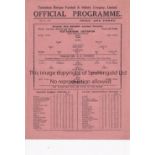 LONDON CHALLENGE CUP FINAL 1931 / TOTTENHAM V ARSENAL Single sheet programme for the Tottenham